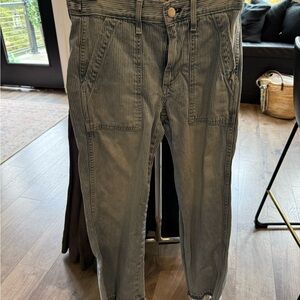 AMO Light Blue Striped Jeans